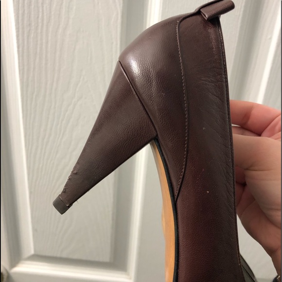 Vintage Christian Dior brown leather heels - Picture 15 of 16
